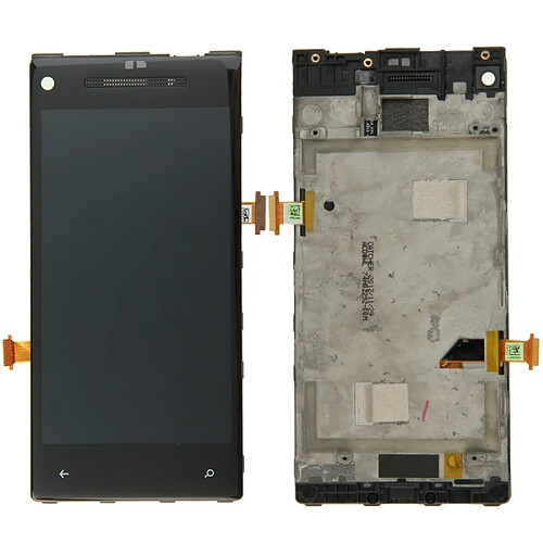 Wewoo Pour HTC 8X Noir pièce détachée écran LCD + tactile Digitizer Assemblée avec cadre