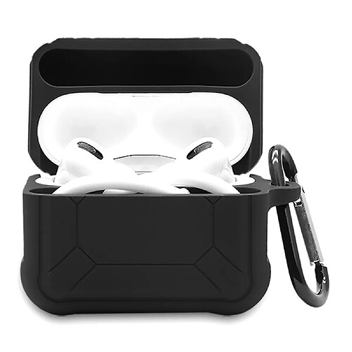 Coque en silicone mousqueton anti-perte, noir pour votre AirPods Pro