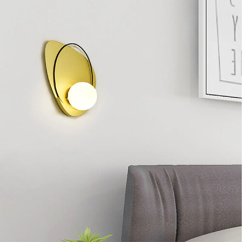 Universal Lampe murale à LED dorée de 5W Chambre à coucher Chevet Apprentissage Balcon Allée Lampe murale à LED (Lampe thermique)