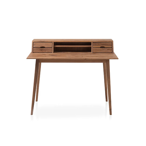 Pegane Bureau en chêne massif huilé - L110 x H90 x P58 cm