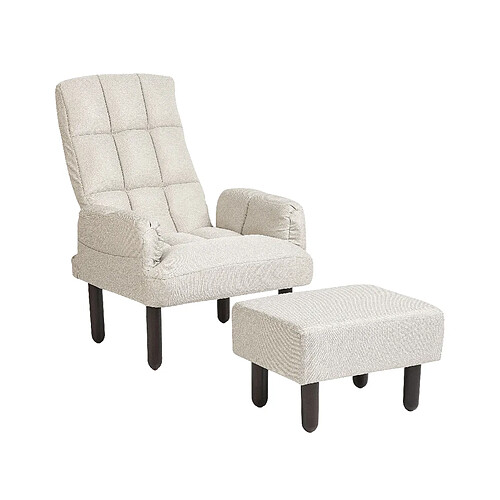 Beliani Fauteuil Beige clair OLAND