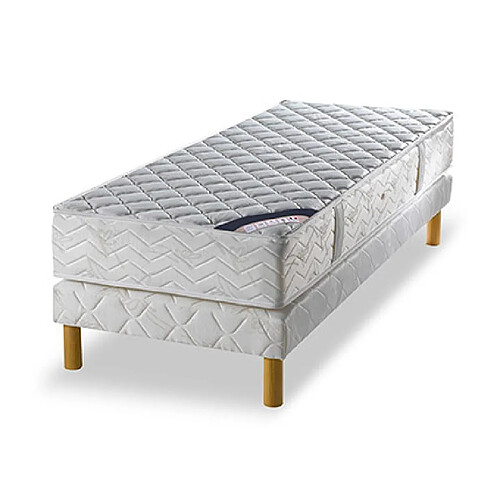 Mes Ensemble matelas ressorts biconiques - confort équilibré 90x190cm + sommier