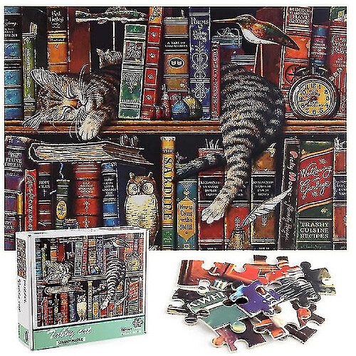 Universal 1000 pièces de puzzle décompressé puzzle éducatif jouets, puzzle de chat Tally