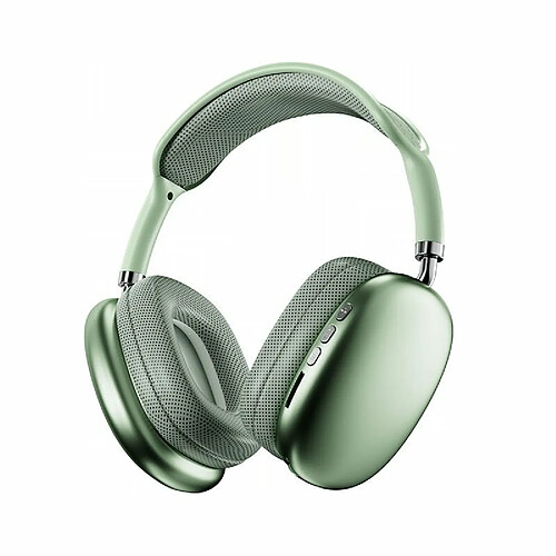 P9 Écouteurs Stéréo Hi-Fi Sans Fil Bluetooth Casque De Musique À Réduction De Bruit Avec Microphone Vert