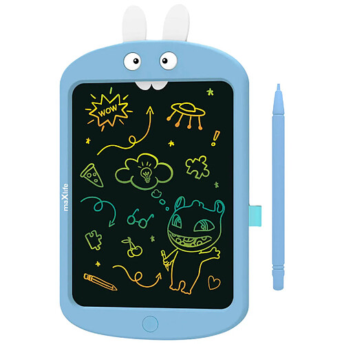 Maxlife Ardoise avec Stylo pour Enfant Fonction de Verrouillage Bleu