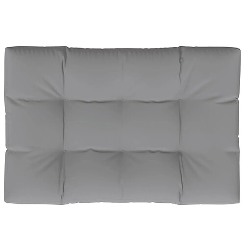 Maison Chic Coussin Confort | pouf | Coussin de palette 120x80x12 cm gris tissu -GKD37260