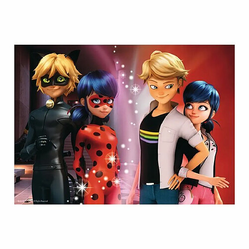 Ludendo Puzzle 100 pièces - Adrien et Marinette - Miraculous