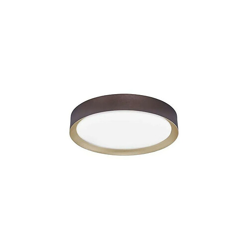 NOVA LUCE Plafonnier LUTON Marron LED 47 W