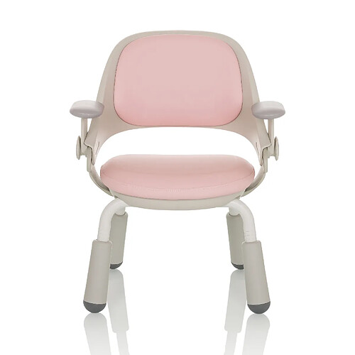 Chaise de bureau pour enfants KID GRO PU évolutive - rose hjh OFFICE