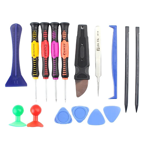 Wewoo Kit d'outil pour iPhone / iPad 16 en 1 Set d'outils de réparation