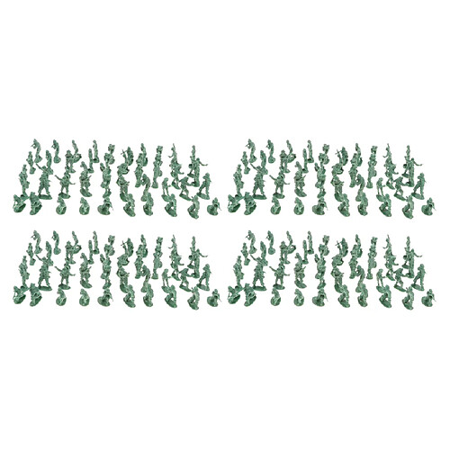 400pack 2cm Soldats Réalistes Modèle Figure Accessoire De Scène De Table De Sable