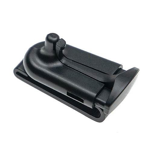 vhbw Clip à ceinture compatible avec Motorola FV750R, FV800R, SX500R, SX600R appareil radio - plastique, noir