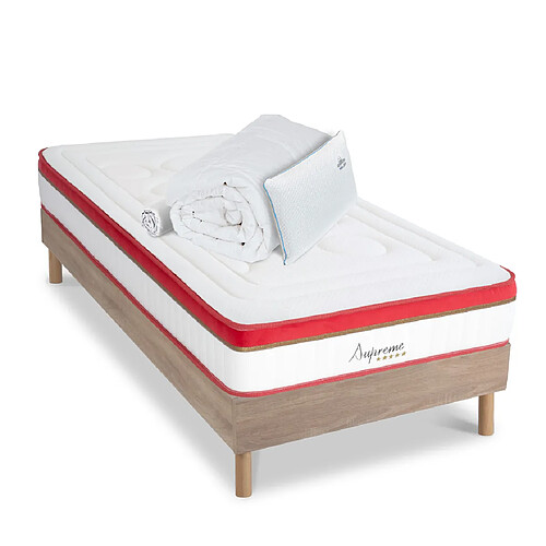 MAISON AUBERTIN Prêt à dormir Altesse 90x200 + sommier bois