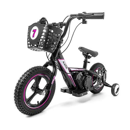 Ataa Vélo électrique enfant Mini E-Bike Sparkid12 Rose