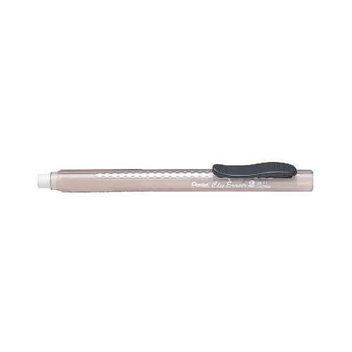 Pentel Stylo gomme ClicEraser2 ZE11T, noir-transparent ()