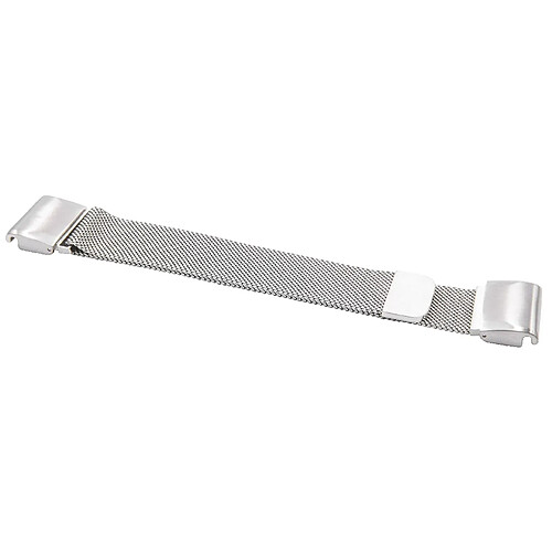 vhbw bracelet acier inoxydable argent fermeture magnétique verrouillage par pression pour smartwatch Garmin Forerunner 935