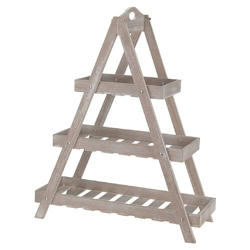 ProGarden Support triangulaire 3 niveaux MDF beige