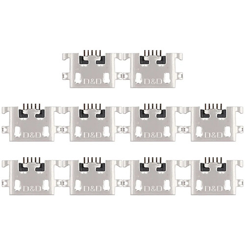 Wewoo Connecteur de port de chargement de 10 PCS pour Xiaomi Redmi Note 3 / Redmi 6 / Redmi 6A