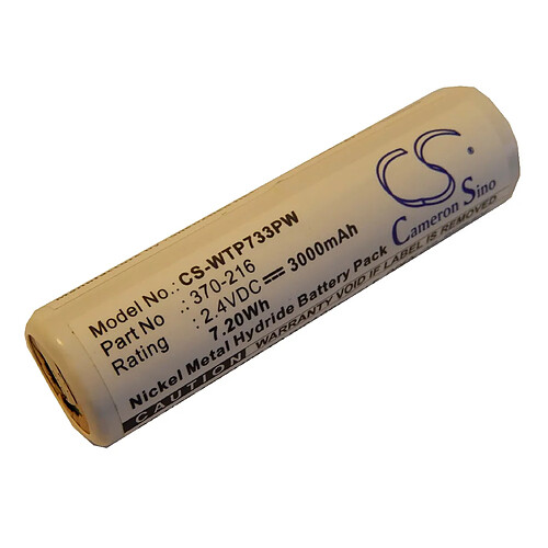 vhbw Batterie NiMH 3000mAh (2.4V) pour fers à souder Wahl ISO-Tip 7700, ISO-Tip 7733 comme 00040-100, 370-216.