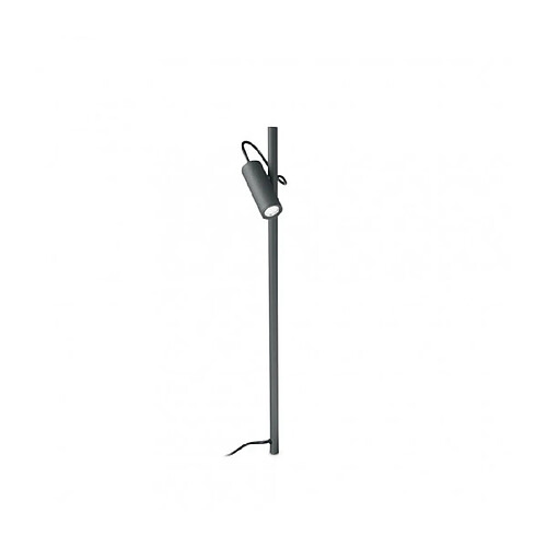 Ideal Lux Borne de jardin Hub Métal,aluminium Anthracite 1 ampoule 110cm