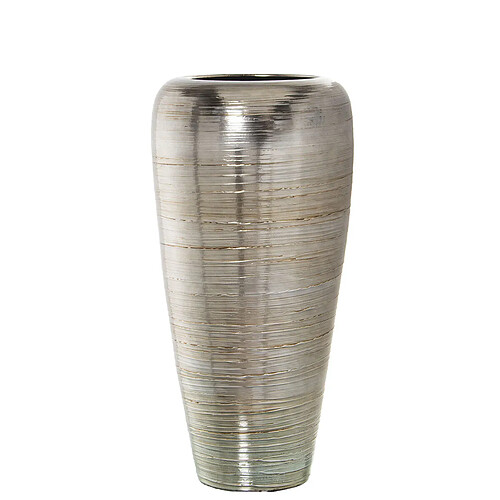 Vase de sol Alexandra House Living Argenté Céramique 29 x 29 x 66 cm