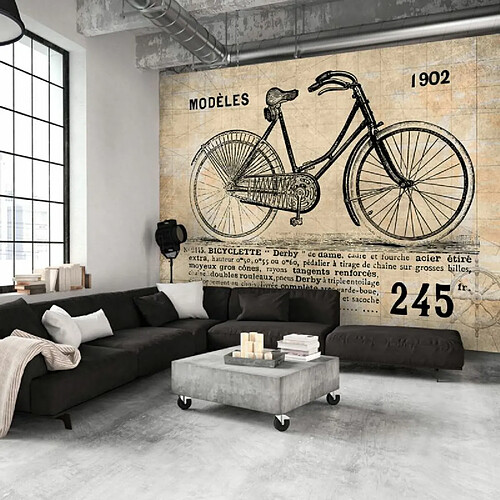 Paris Prix Papier Peint Vélo Ancien 210 x 300 cm