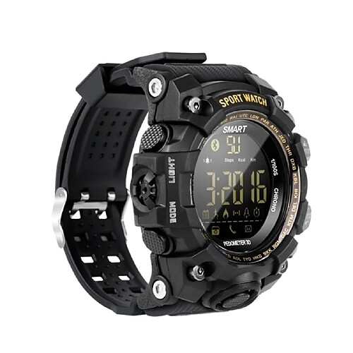 Wewoo Montre connectée EX16S Sports Smart Watch IP67 Étanche Extérieure Bluetooth Télécommande Pedemeter Longue Veille