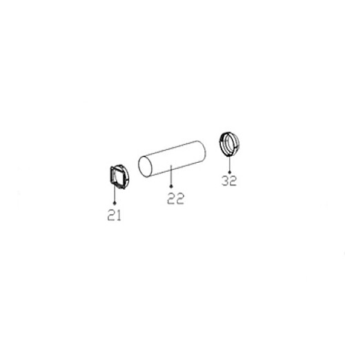 EMBOUT RACCORD REP 21 POUR CLIMATISEUR ELECTROLUX - 405532042