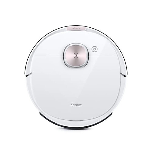 Ecovacs Deebot Ozmo T8 Pure Aspirateur Robot 14.4V 67dB 0.24L Filtre HEPA Blanc