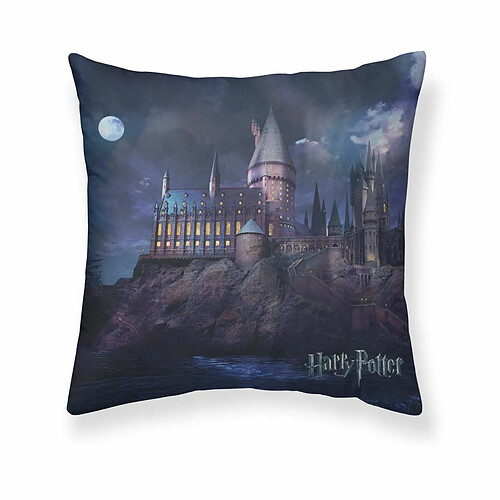 Housse de coussin Harry Potter Go to Hogwarts Blue marine 50 x 50 cm