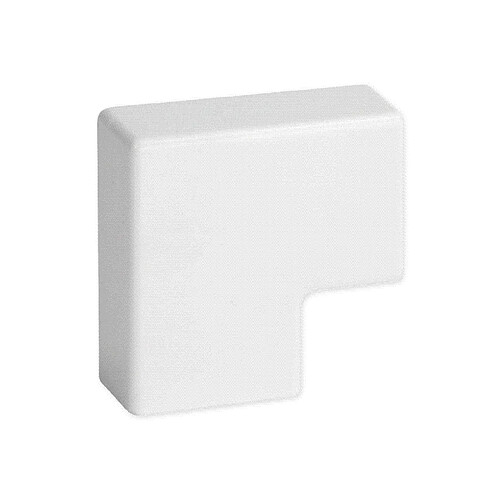 angle plat - 25 x 17 - blanc - iboco 00415