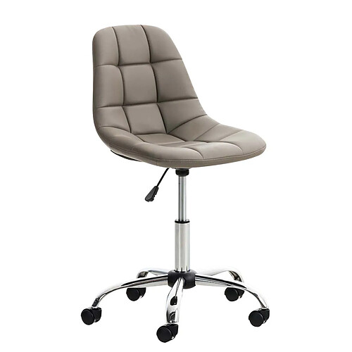 Non Chaise de bureau en simili cuir Emil