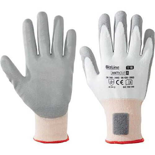 gants anticoupure - niveau 3 - taille 10 - bizline 730144