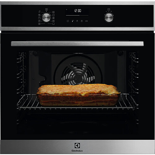 Electrolux Série 600 Four 72L 3480W Encastrable Multifonction Grill Ventilé Porte Froide Inox Noir