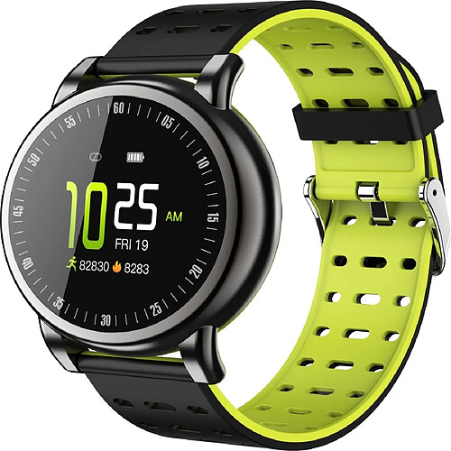 Wewoo Montre connectée B8 + 1,08 pouce Écran couleur IPS IP67 Smartwatch étancherappel d'assistance / Cardio / Oxymètre / pression artérielle / surveillance du sommeil Vert