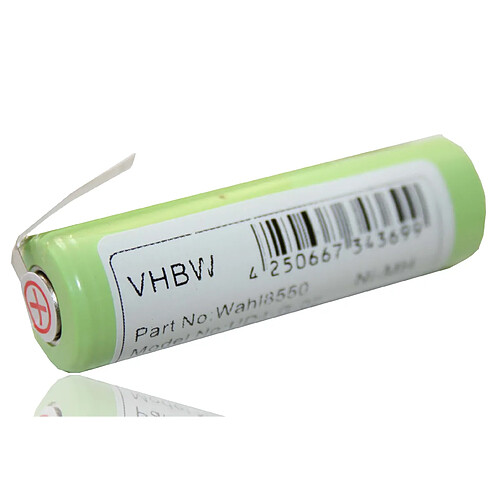 vhbw Batterie compatible avec Remington TF300, TF400, TF600, WDF-5000 rasoir tondeuse électrique (2000mAh, 1,2V, NiMH)