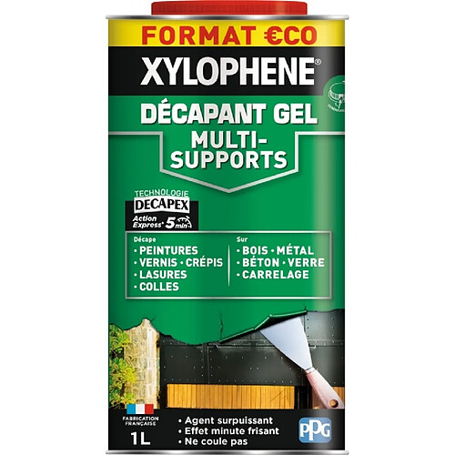 Décapant gel multi-supports - 1 L - XYLOPHENE