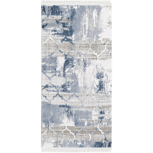 Hadorn Tapis 305x80 Bleu Davos Mesh