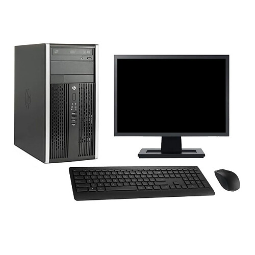 PC Tour HP 6300 CMT Ecran 19" Intel i3-2120 RAM 8Go SSD 960Go Windows 10 Wifi · Occasion