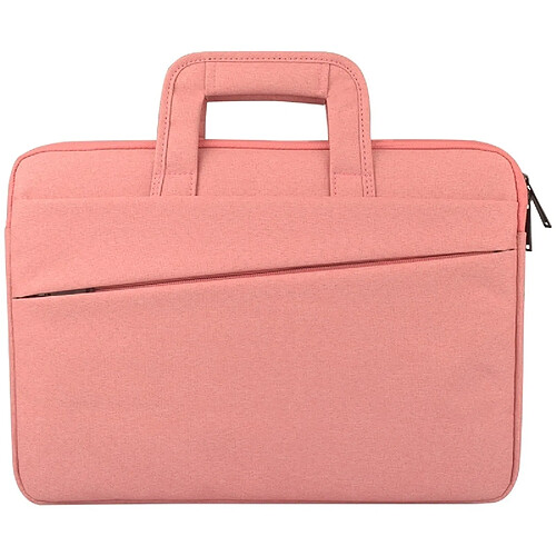 Wewoo Sacoche pour ordinateur portable rose 14 pouces et ci-dessous Macbook, Samsung, Lenovo, Sony, DELL Alienware, CHUWI, ASUS, HP Poches latérales doubles universelles Wearable Oxford chiffon doux poignée Laptop Tablet Bag,