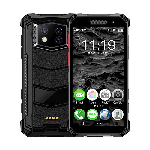 Yonis Mini Smartphone Petite Taille 8GB 256GB IP68 4G