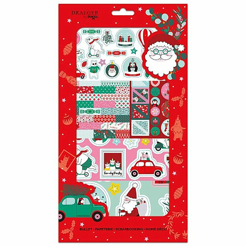 TOGA Kit de stickers et dies de Noël