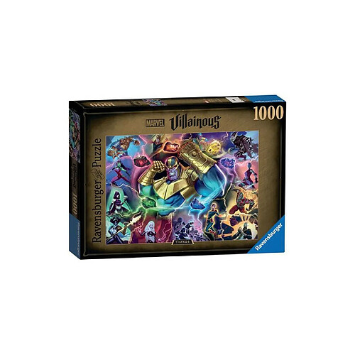 Puzzle 1000 pièces Ravensburger Thanos Collection Marvel Villainous