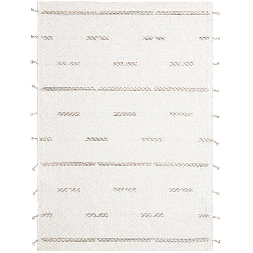 Hadorn Tapis - 230x160 - blanc - Juniper Boho