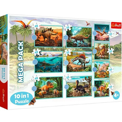 Trefl Puzzle 10in1 Meet all the dinozaurs 90390