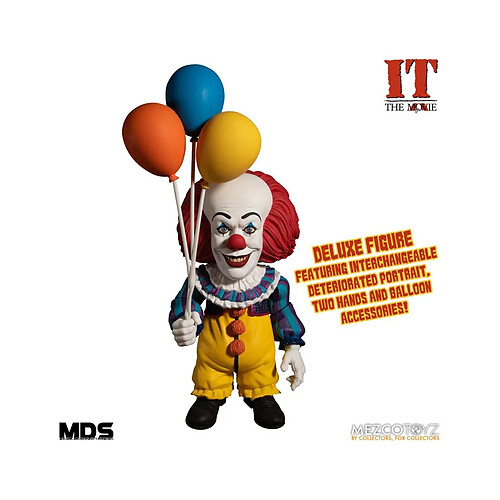 Mezco « Il » est revenu 1990 - Figurine MDS Deluxe Pennywise 15 cm