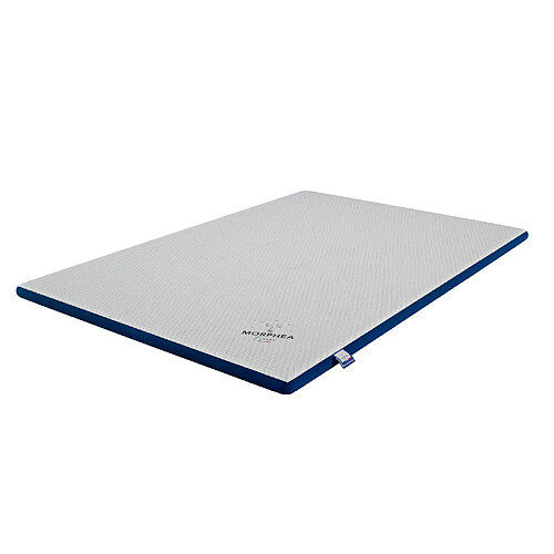 Morphea France Surmatelas 200x200x7cm CLOUDY MAX Luxe - Mousse à mémoire de forme - Soutien très moelleux - Morphea