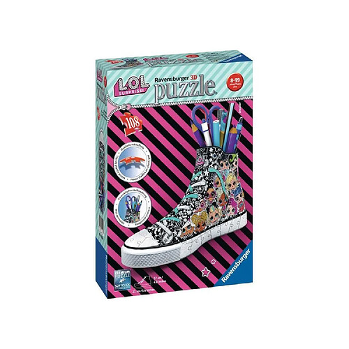 RAVENSBURGER - Puzzle 3D 108 pieces Sneaker LOL Surprise