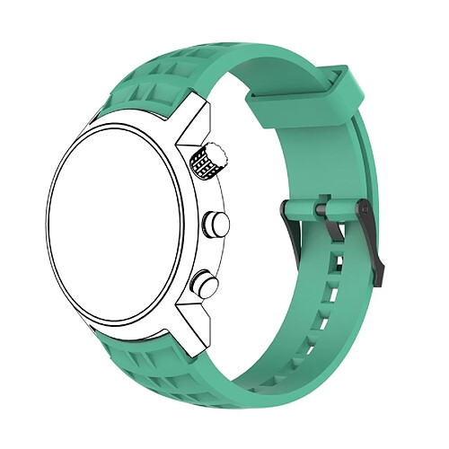 Wewoo Bracelet pour montre connectée Dragonne de remplacement en silicone SUUNTO Terra Vert menthe