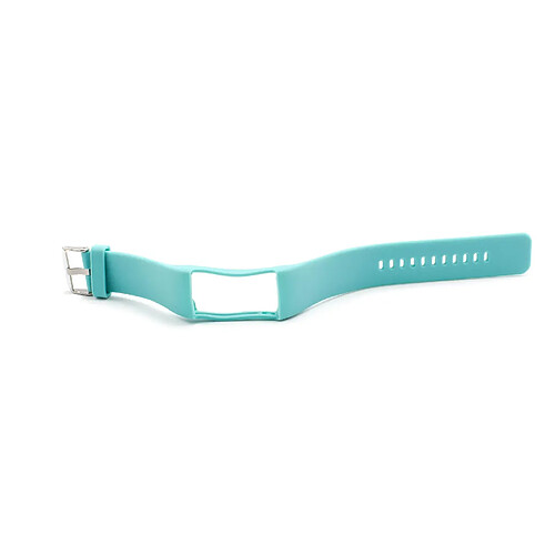 vhbw bracelet 24cm compatible avec Polar A360, A370 montre connectée - silicone turquoise